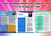 design any type of brochure like tri fold or bi fold or multi page brochures and each page will charge small2
