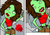 create a 1 to 4 panel custom ZOMBIE comic strip for you, your business, or your charity small2