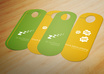 send you Professional and Powerful Set of Door Hangers with a Creative and Minimalistic Style, in Print−ready format small2