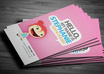 delivers Print─Ready Business Card that Can be Personalized by You and have an Changeable Character on it small2