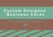 create a custom made Business Card small2