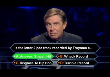 create a montage of who wants to be a millionaire big2