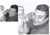 draw you a black and white portrait in digital small2