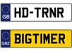 create a novelty Customized European License Plate with your name/ company name small2