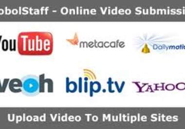 upload your video in top 12 site with live link only 16 hrs big2