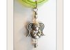 send you one angel pendant on colored cord and ribbon necklace small2