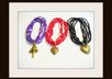 send you a stretch bracelet made of five strands of seed and bugle beads with a cute goldtone charm, US addresses only, small2
