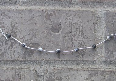 handmade a black and white bracelet big2