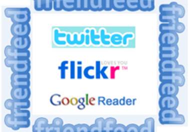 add YOUR 10 links to FriendFeed social network big2