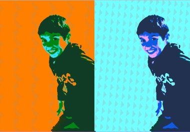 make a andy warhol style portrait of you big2