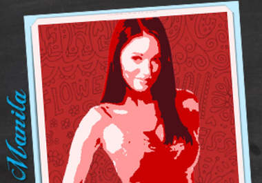 make your PHOTO into Valentine postcard style design big2