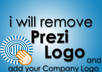 remove prezi logo from your prezi and can add your company LOGO there small2