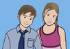 make a cartoon drawing of you small2