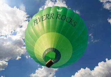 write your website name or your name on 3 Amazing different Air Balloons flying in the sky big2