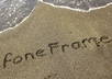 write your name/business name/message in the sand, at a black sand beach and photograph it small2