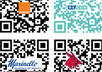 create 3 Customized QR codes with your logo small2
