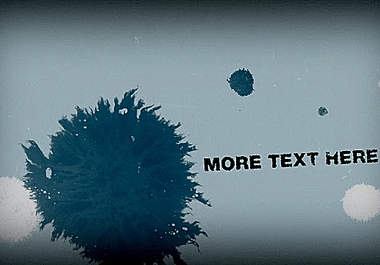 create a Ink Drop video of your logo and text big2