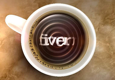 create a Coffee Ripple intro of your logo big2