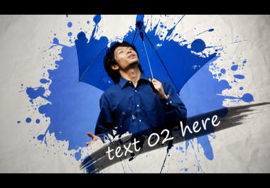 edit this paint drop SLIDESHOW animation video showcasing your 10 images big2