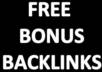 get 1000 BACKLINKS to your Site, Blog Backlinks + Free Backlinks as a Bonus small2