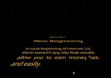create this Star Wars intro in HD big2