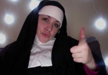 deliver your message as a Nun big2