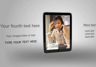 create cool video tablet for your business or your site big2