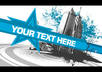 create this CITYSCAPE 3d text video small2
