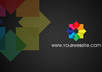 design a modern black carbon business card with your logo print small2