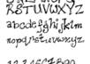 create your own  handwriting font small2
