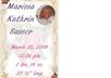 create a personalized beach themed baby announcement, 4 inch x 6 inch jpg digital file, you can print or have printed, small2