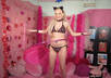 hula hoop for you in a sexy little leopard bikini small2