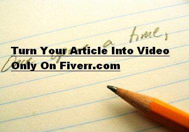 show You How To Quickly And Easily To Turn Articles Into Videos big2