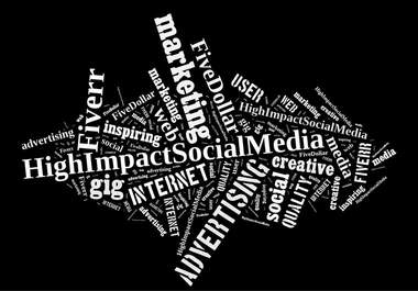 create two CUSTOM word tag cloud artworks big2