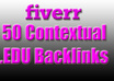 give you 50 contextual EDU backlinks all submitted to rss and 70 pinger sites small2