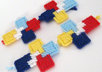 send 2 handcrafted autism awareness crosses to your US address small3