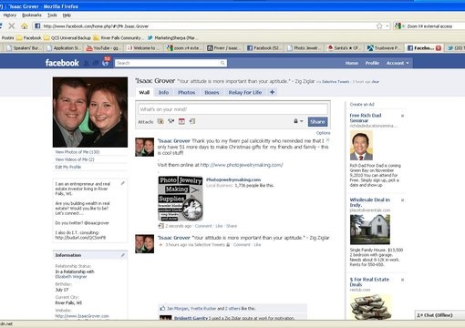post your website link for my 3,800 Facebook friends and 4,700 Twitter followers with proof big3