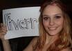take a picture holding a sign with your business name or product small3