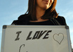 take nice PHOTOS holding a white board handritten sign/printed paper of your website, business, message or anything, in less than 24 hours small3