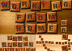 write any word on Scrabble tiles for personal and professional  use only small3