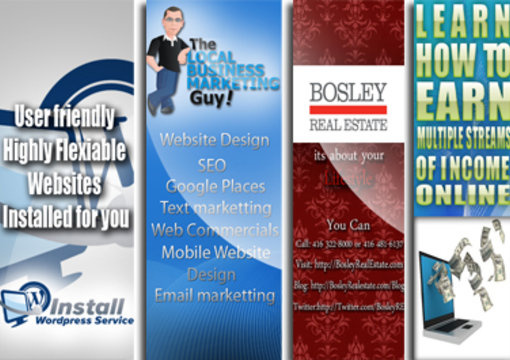 make a Banner or Background or logo or any thing in graphics big3