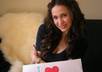 write a fan sign saying anything you want and take a cute HD picture holding it small3