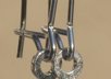 make Sterling Silver petite Cross Earrings small3