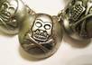 send you one skull and crossbones button bracelet small3