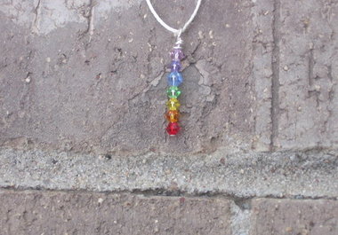 design a unique Chakra rainbow crystal earrings big3