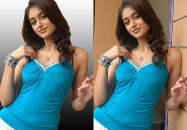 remove the background of your photo and resize it and place you anywhere you want big3