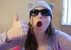 say anything wearing a [possibly crazy] hat and sunglasses up to two minutes small3