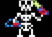 create a mini sized pixel warrior portrait of you small3