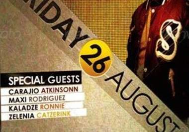 design the coolest flyer/poster ever for your party big3