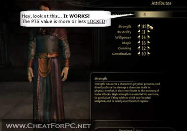 show you exactly, in a step by step video, how I cheat All Max Attributes in Dragon Age Origins PC big3